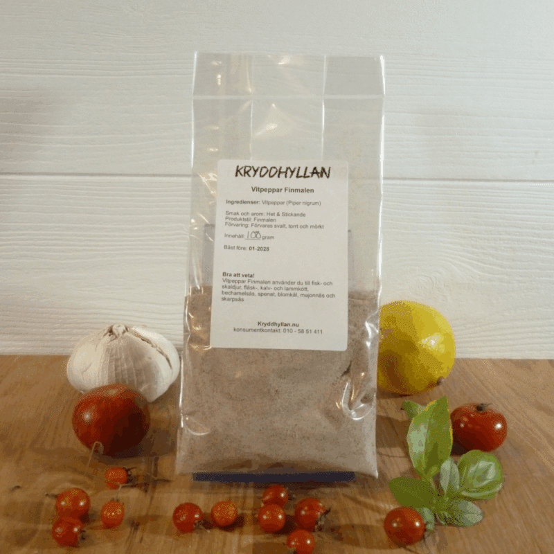 Vitpeppar finmalen