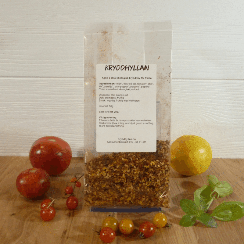 Aglio e Olio ekologisk kryddmix för pasta