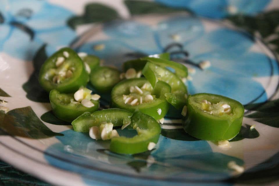Grön Jalapeno chili- färsk