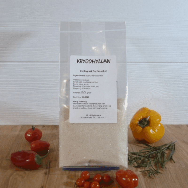 Rårörsocker Ekologiskt 100g