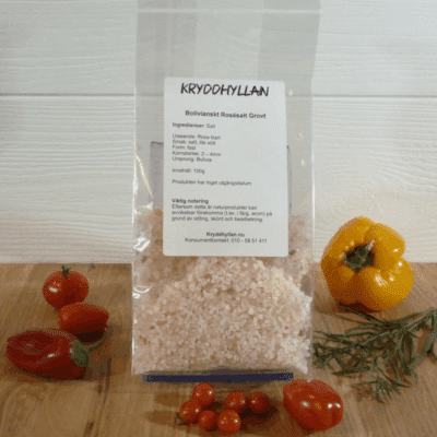 Bolivianskt rosésalt grovt