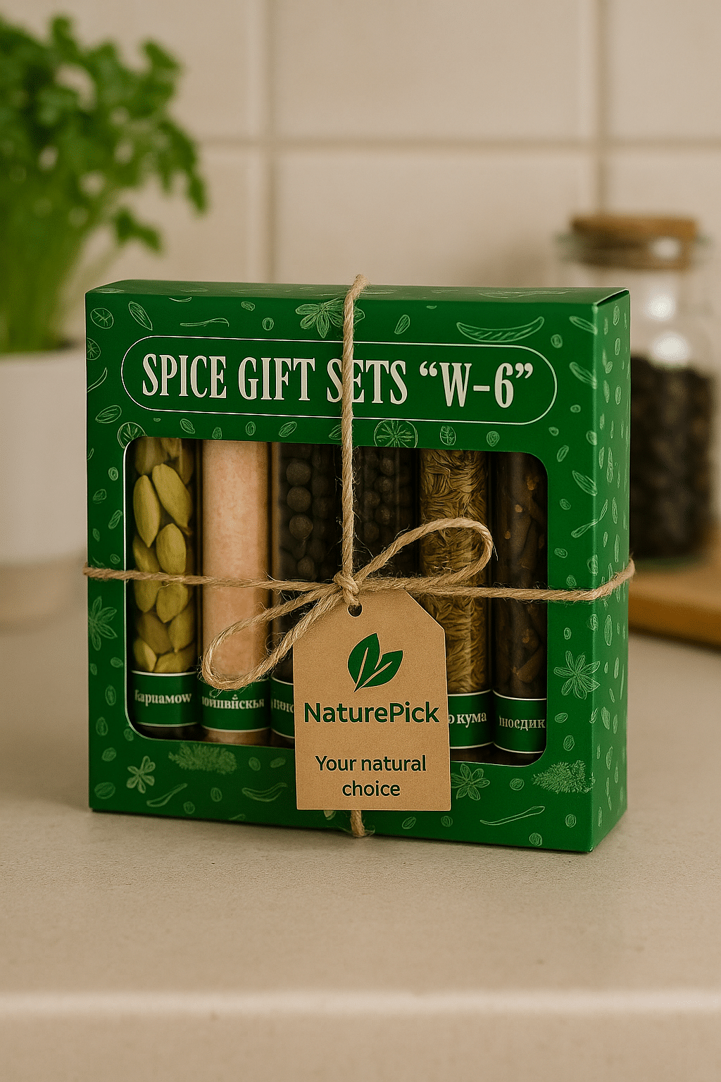 Naturlig smakharmoni - Presentbox W-6